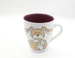 Nici 22036 Tasse Hase Puschel Beige Porzellan Spring FrĂźhling Rabbit 11cm Ă8,5cm
