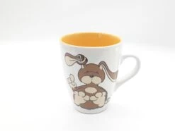 Nici 22037 Tasse Hase Puschel Braun Porzellan Spring FrĂźhling Rabbit 11cm Ă8,5cm