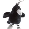 Nici 29141 Schlüsselanhänger Schwarzer Rabe 10cm Simsalabeans Plüsch