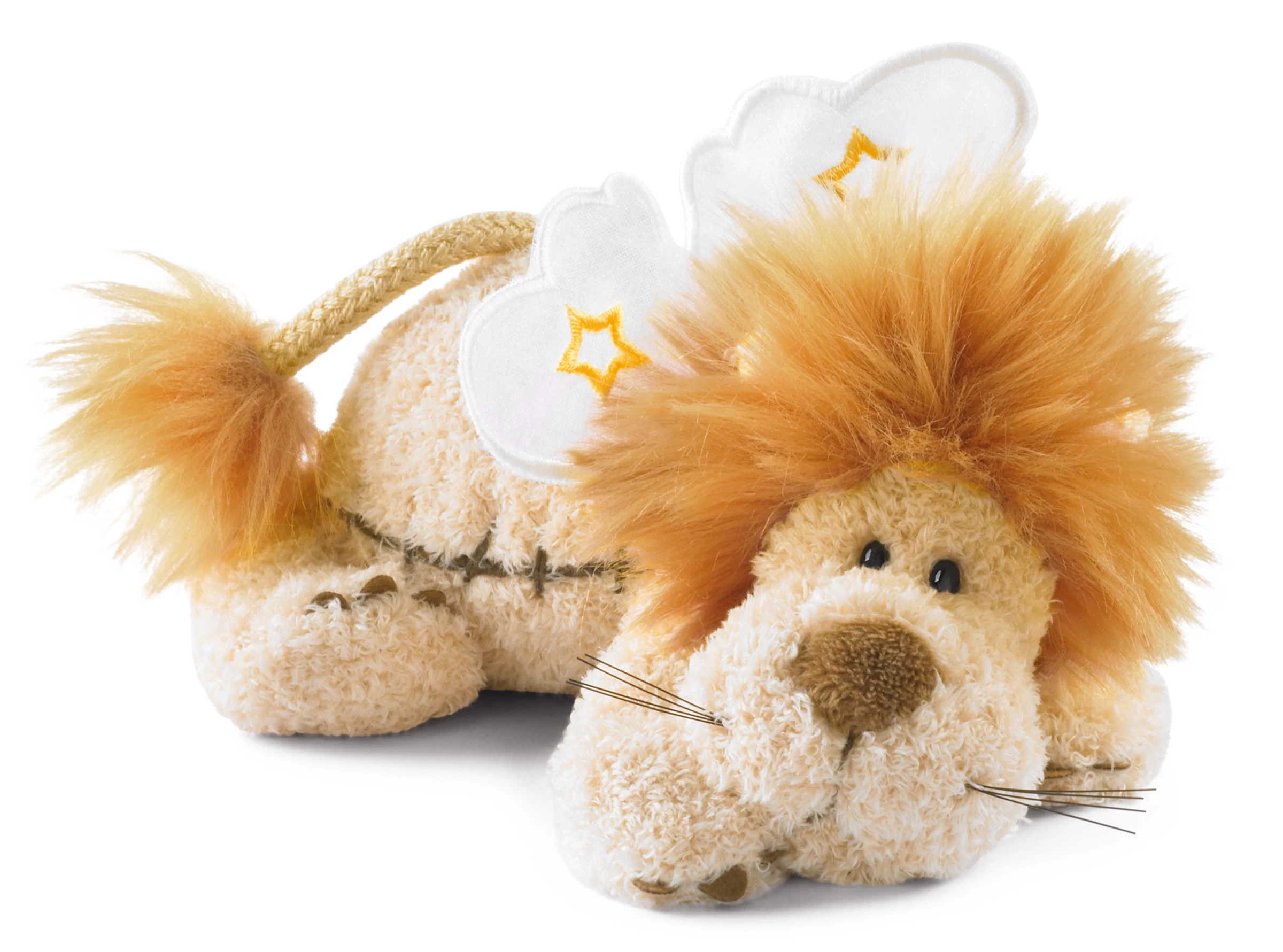 Nici 29472 Löwe Leonhart mit Flügeln Little Wingels liegend 20cm Schutzengel
