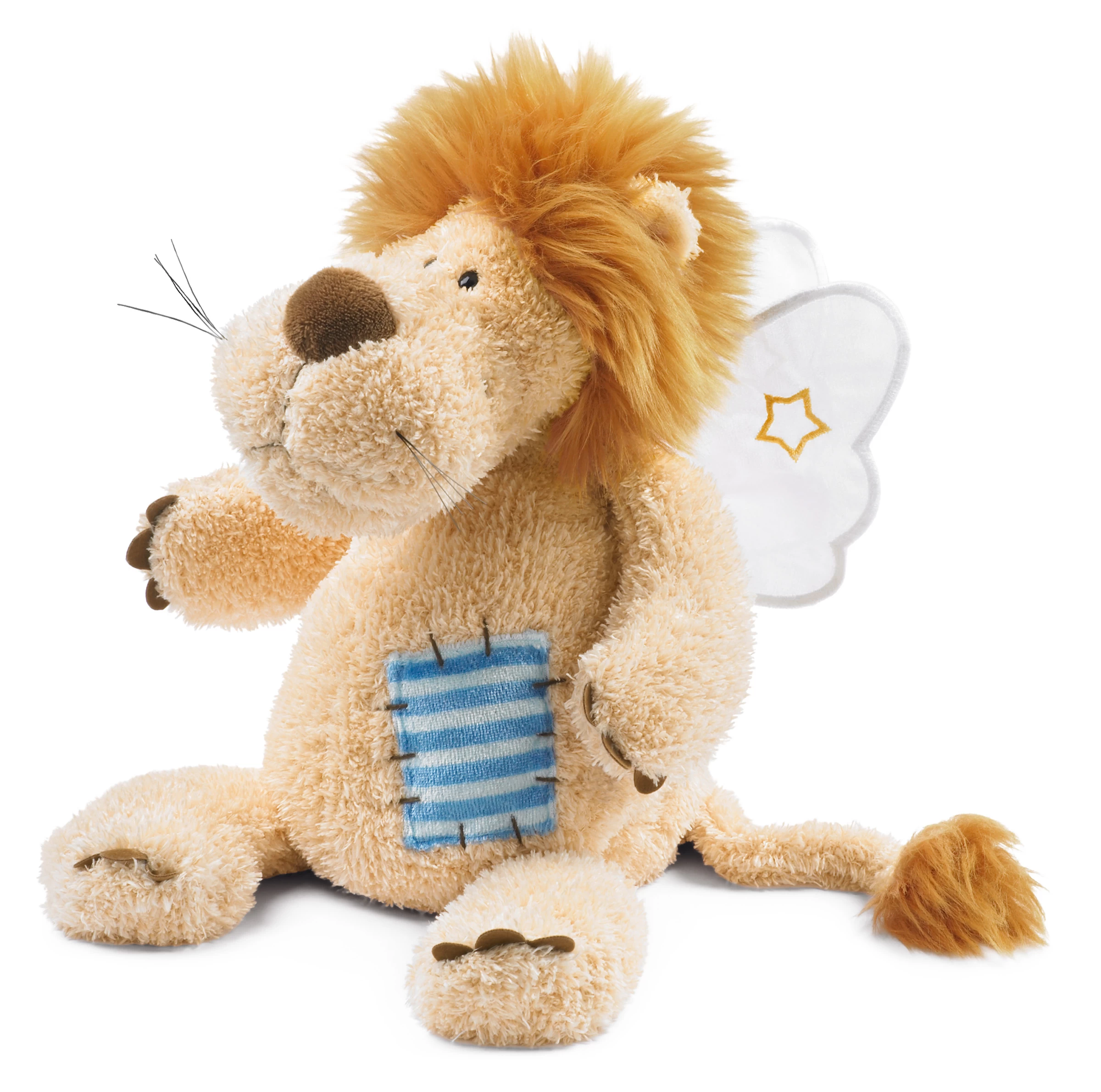 Nici 29472 Löwe Leonhart mit Flügeln Little Wingels liegend 20cm Schutzengel