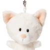 Nici 32375 Schlüsselanhänger Mini Filou Katze Katzenkind Weiß Ca 10cm Plüsch
