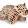 Nici 34441 Kuscheltier-Kissen 2-in-1 Tiger 40x30cm Plüsch Wild Friends