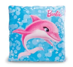 Nici 34699 Kissen BARBIE Delfin Zuma Bedruckt Quadratisch 40x40cm Plüsch