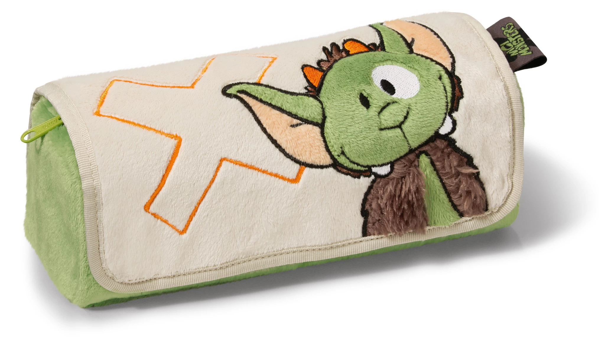 Nici 37649 Schlamper Mäppchen zum Rollen Monster Jipii Monsters 19x7x7cm Plüsch