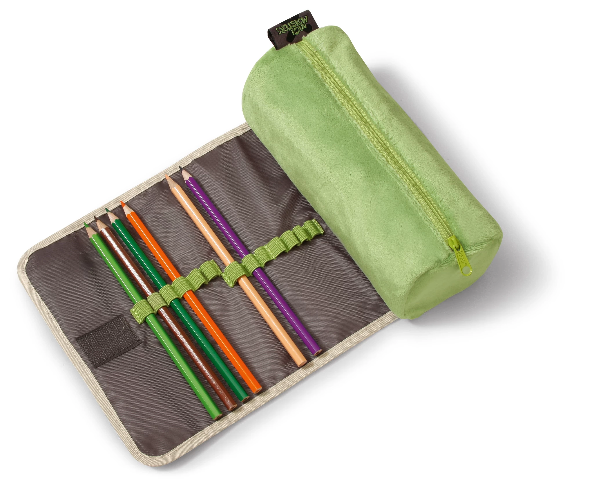 Nici 37649 Schlamper Mäppchen zum Rollen Monster Jipii Monsters 19x7x7cm Plüsch