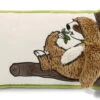 Nici 37732 Kissen Faultier Howard 43x25cm Plüsch Mit Applikation Wild Friends