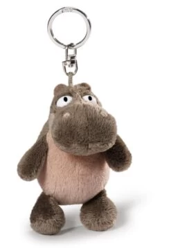 Nici 38614 Schlüsselanhänger Nilpferd Balduin Ca 10cm Plüsch Kuscheltier