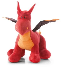 Nici 40784 Feuerdrache Rot Stehend Ca 40cm Plüsch Kuscheltier