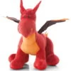 Nici 40786 Feuerdrache Rot Stehend Ca 50cm Plüsch Kuscheltier