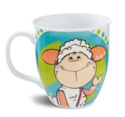 Nici 42221 Tasse Jolly Mäh Yoga Schaf Jolly Mellow & Jolly Jo 9,5x10cm Porzellan