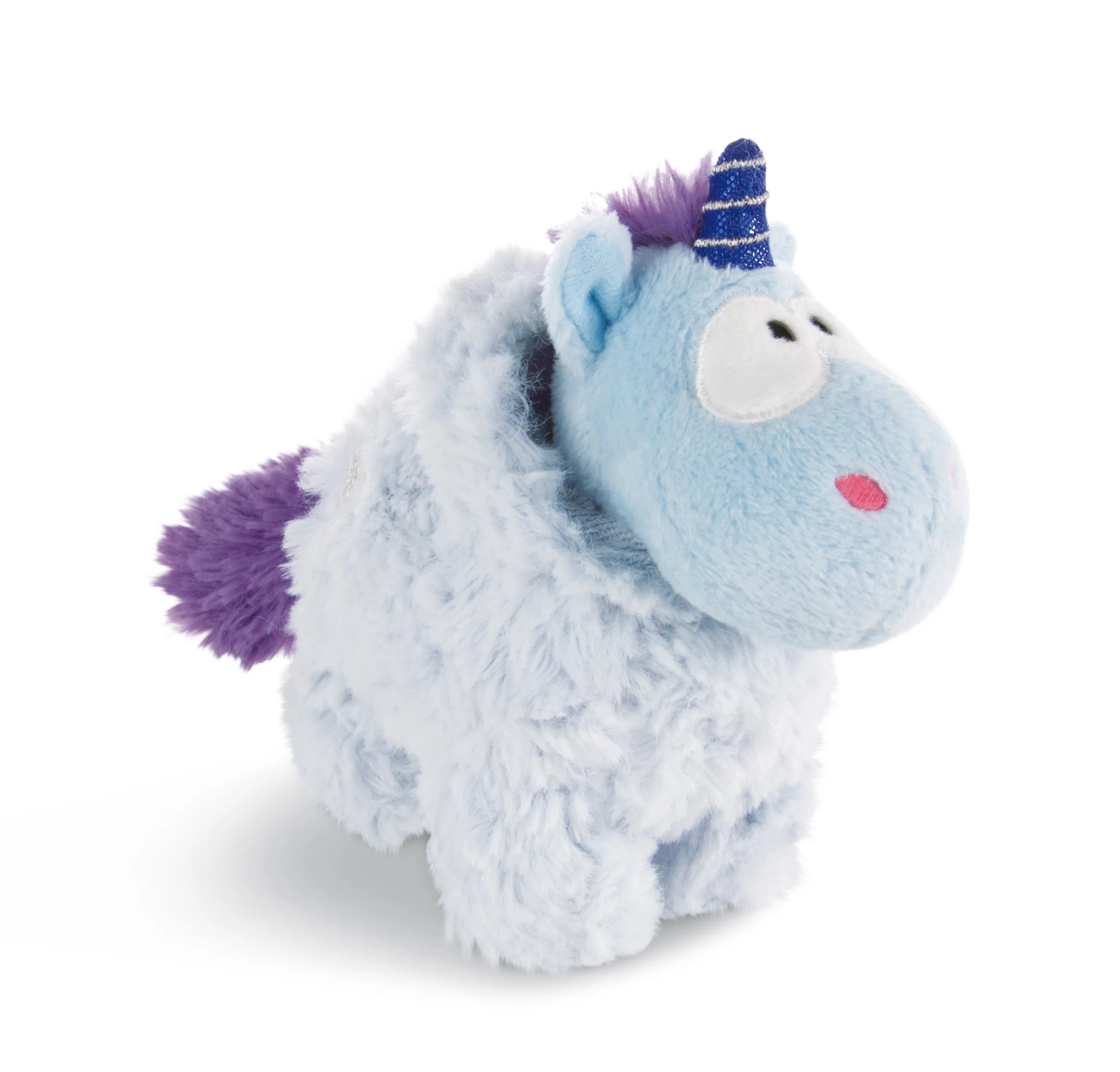 Nici 42443 blaues Einhorn Snow Coldson 13cm mit Mütze Plüsch Kuscheltier Winter