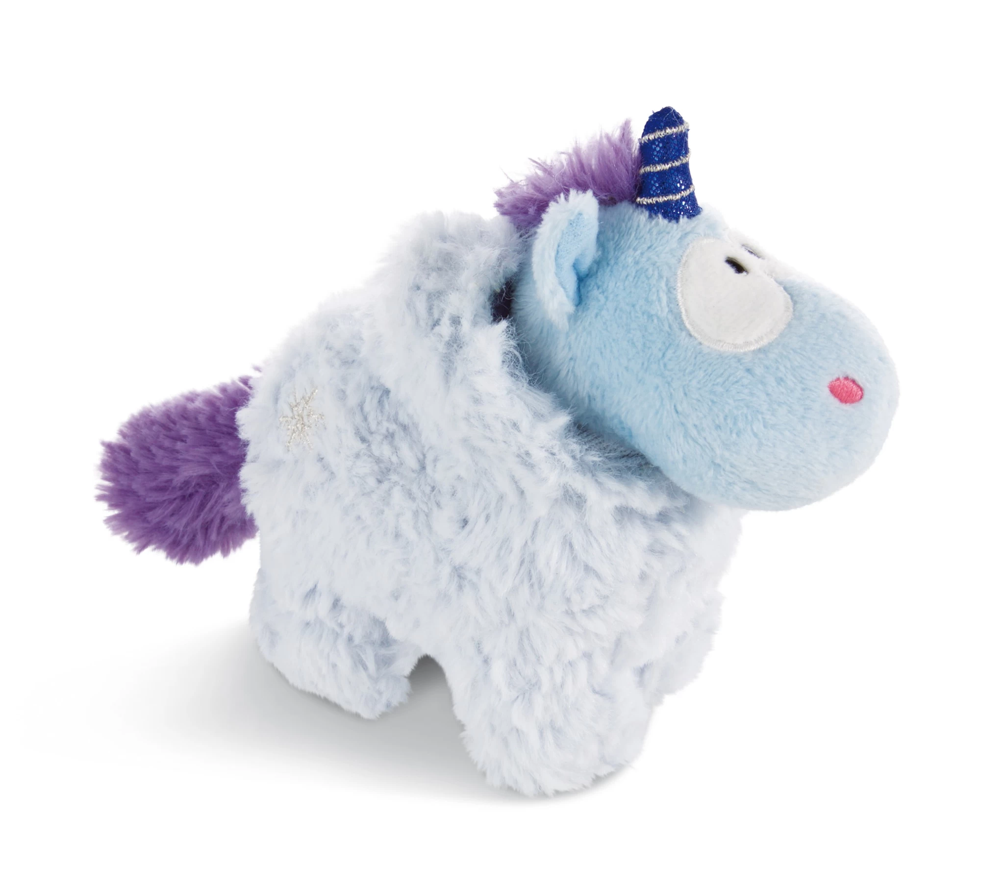 Nici 42443 blaues Einhorn Snow Coldson 13cm mit Mütze Plüsch Kuscheltier Winter