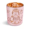 Nici 42449 Kerzenglas Teelichthalter Einhorn Theodor & Rainbow Flair 7x8cm
