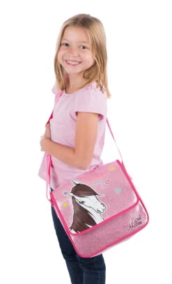 Nici 43220 Umhängetasche Soulmates Pferd Mustang Rosa Glitzernd