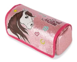 Nici 43221 Stiftemäppchen Schlamper Zum Rollen Soulmates Pferd Mustang Rosa
