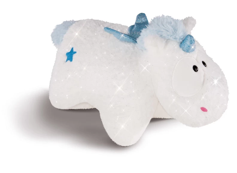 Nici 43259 Kuscheltier-Kissen 2in1 Einhorn-Baby Theofino Plüsch Theodor Friends