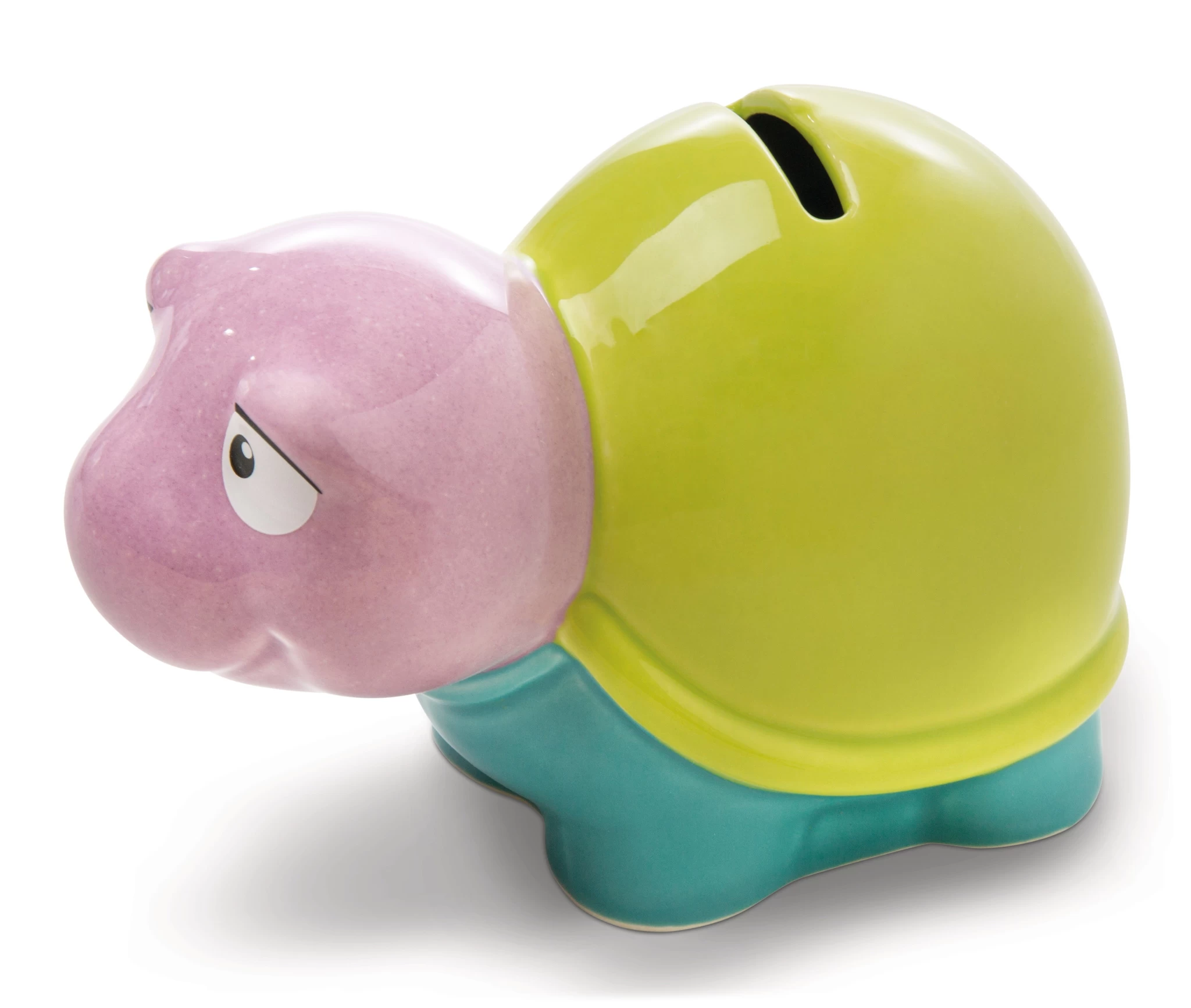 Nici 44304 Spar-Schildkröte Spardose grün-violett Sea Life ca 14cm