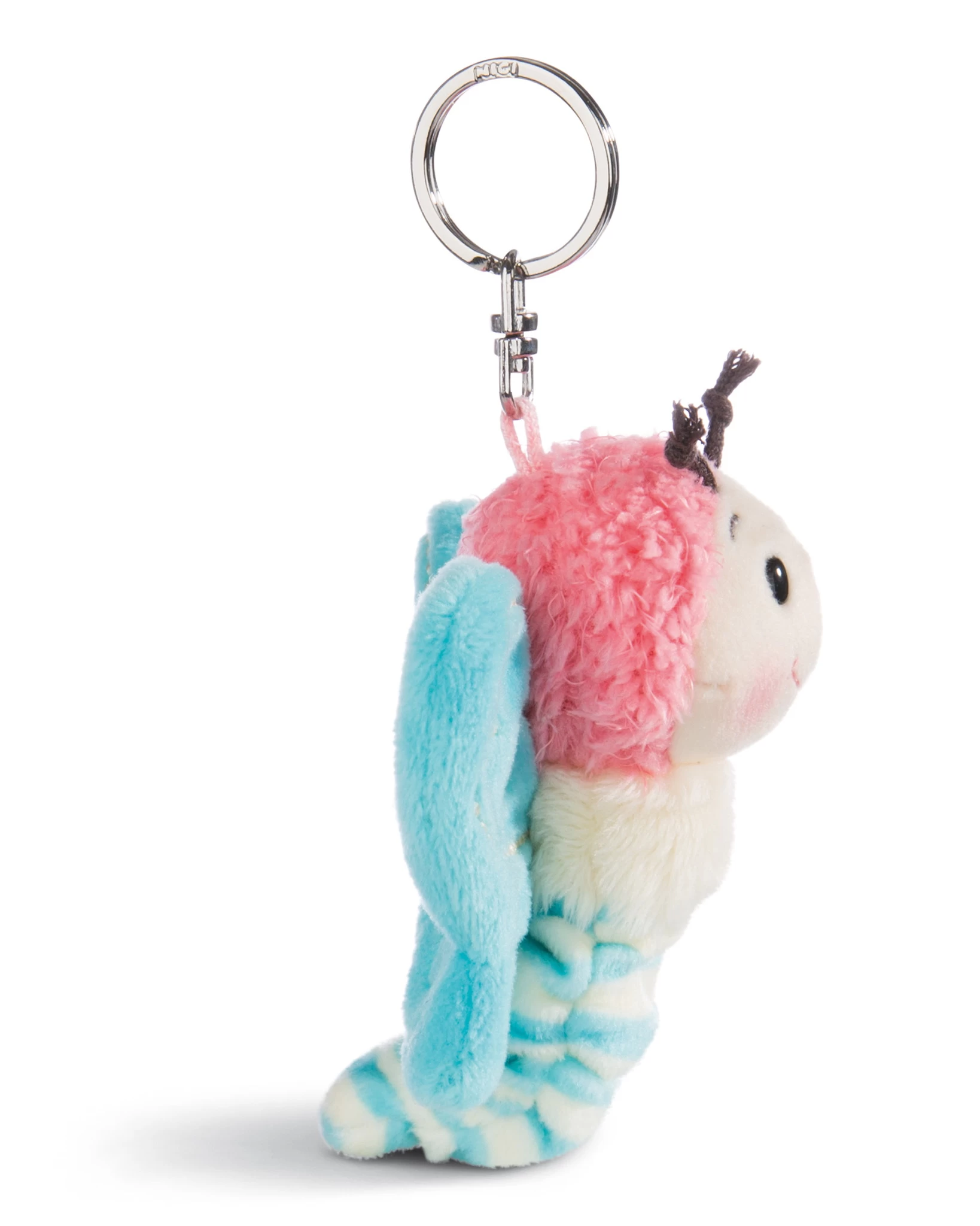 Nici 44931 Schlüsselanhänger Schmetterling ca 10cm Plüsch Hello Spring - blau