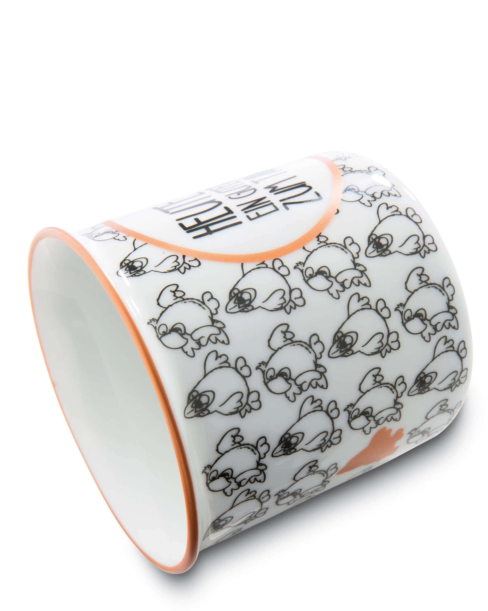 Nici 45011 Porzellantasse metallic "Heute ist ein guter Tag zu Tanzen" Bronze