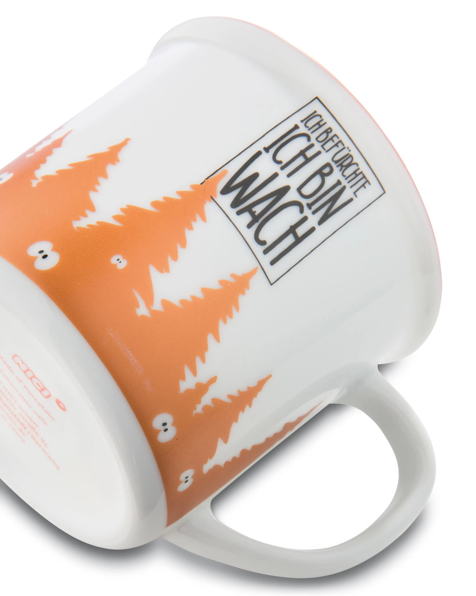 Nici 45019 Porzellantasse metallic "Ich befürchte ich bin wach" Eule Kaffeetasse