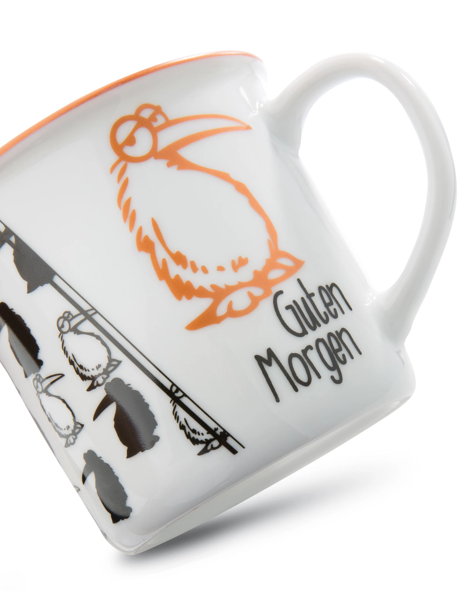 Nici 45027 Porzellantasse metallic Kiwi Laufvogel Billy Ray "Guten Morgen"