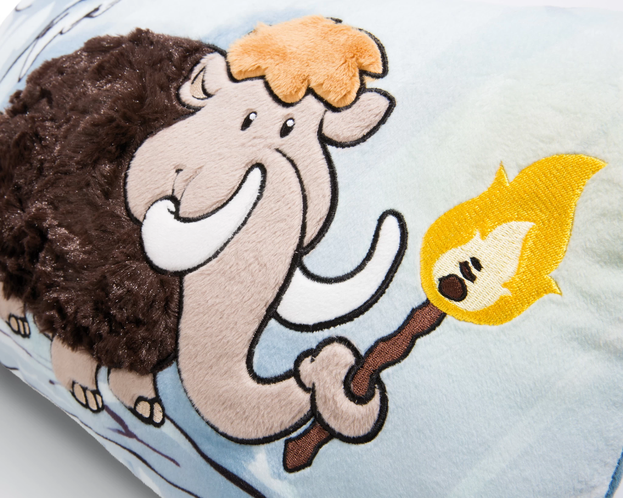 Nici 48398 Kissen Mammut Elke rechteckig ca 43x25cm Stone Age Plüsch