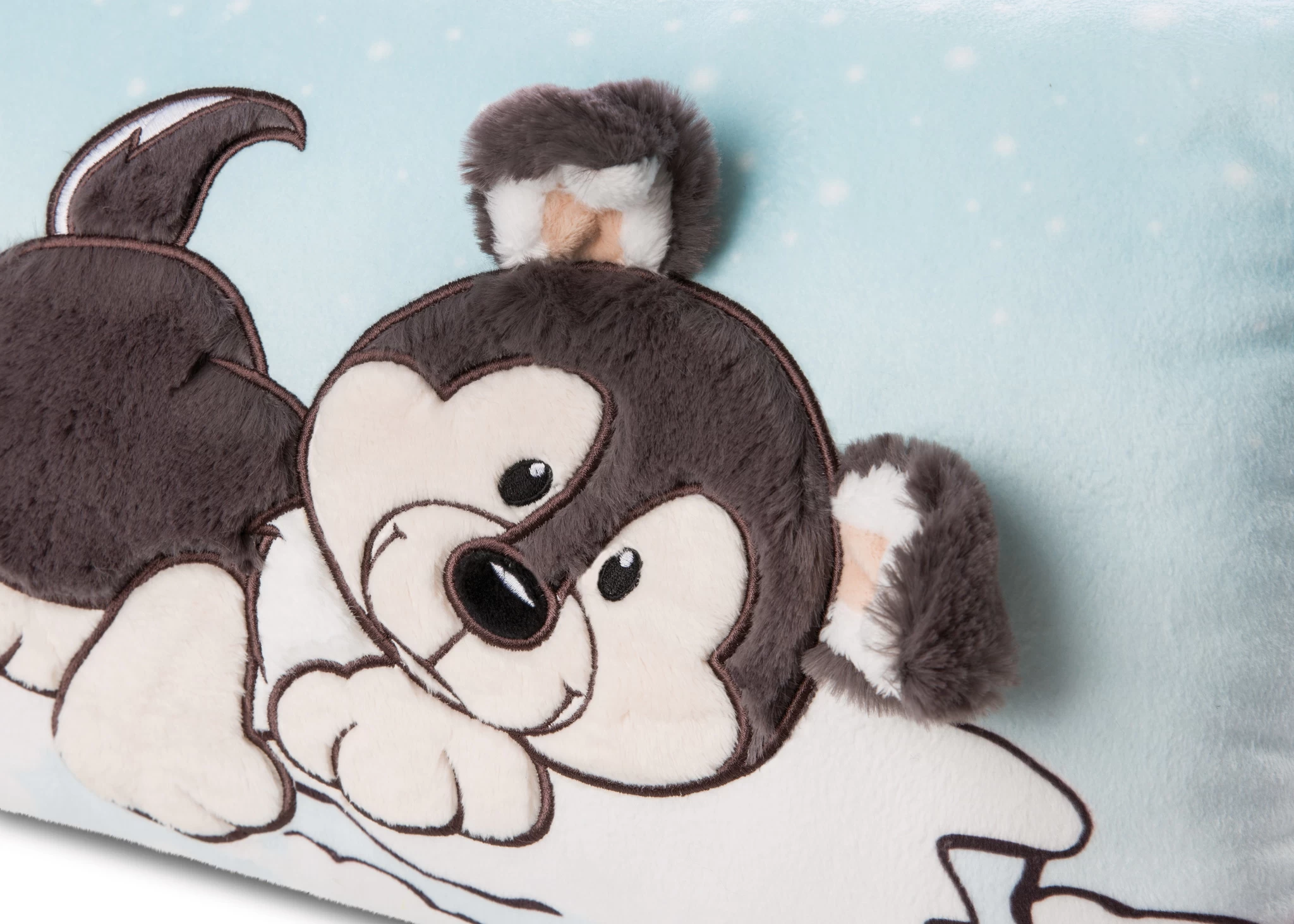 Nici 48577 Kissen Husky Swante rechteckig 43x25cm Plüsch Winter Adventure