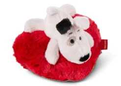 Nici 46073 Love Hund 12cm Liegend Auf Herzkissen Plüsch Kuscheltier