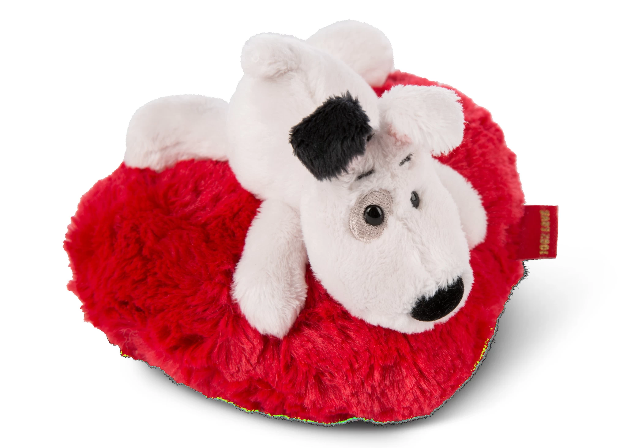 Nici 46073 Love Hund 12cm liegend auf Herzkissen Plüsch Kuscheltier