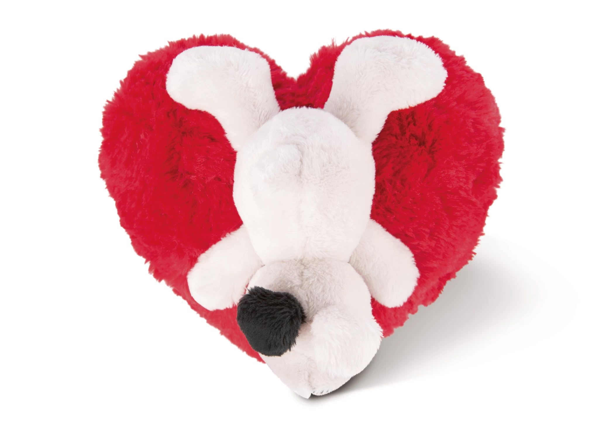 Nici 46073 Love Hund 12cm liegend auf Herzkissen Plüsch Kuscheltier
