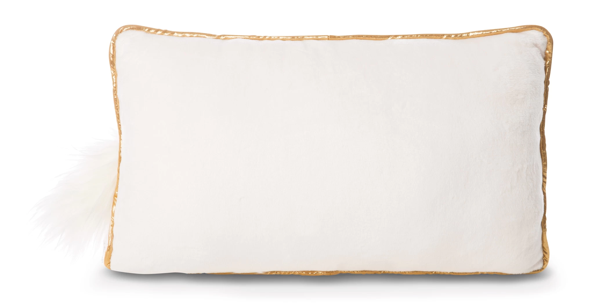 Nici 46556 Kissen Einhorn-Engel Angelia rechteckig 43x25cm Plüsch weiß-gold