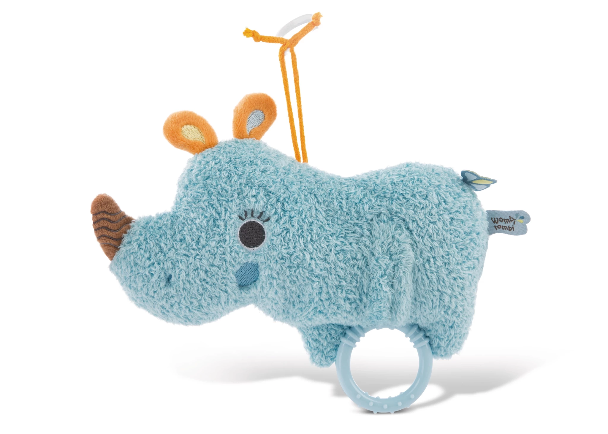 Nici 46579 Wombitombi Spieluhr 2D Nashorn Manuffi 20cm My first Nici