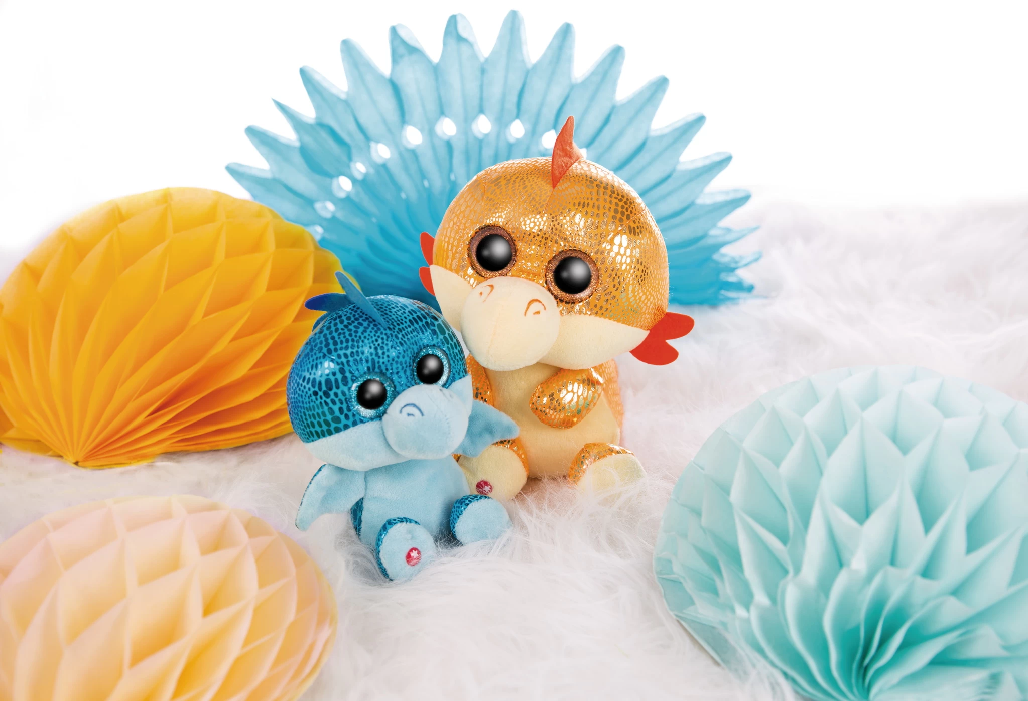 Nici 46932 Glubschis Dragon Edition Drache blau Jet-Jet 15cm Plüsch Kuscheltier