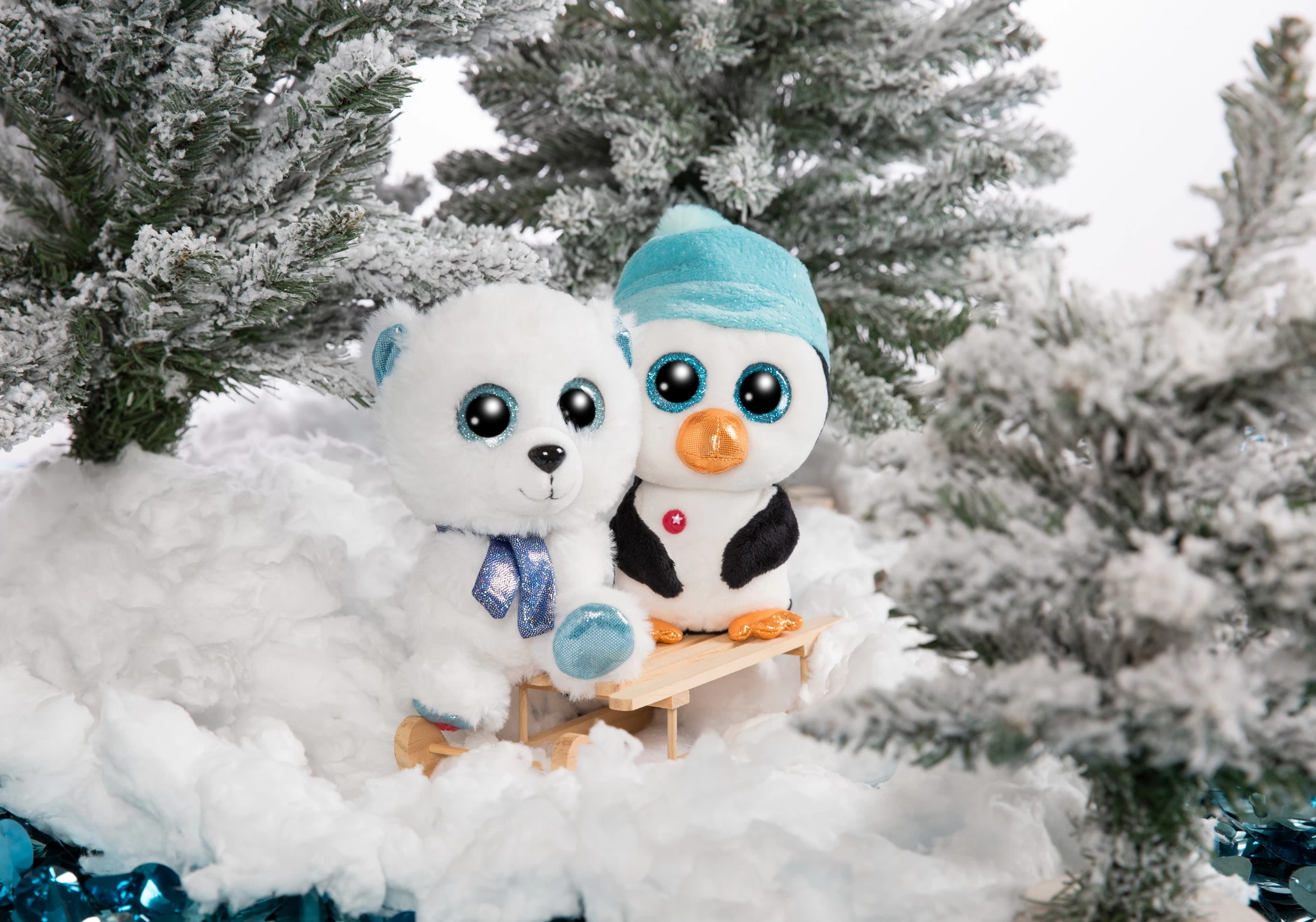 Nici 46955 Glubschis Winter Eisbär Benjie 15cm Plüsch Kuscheltier