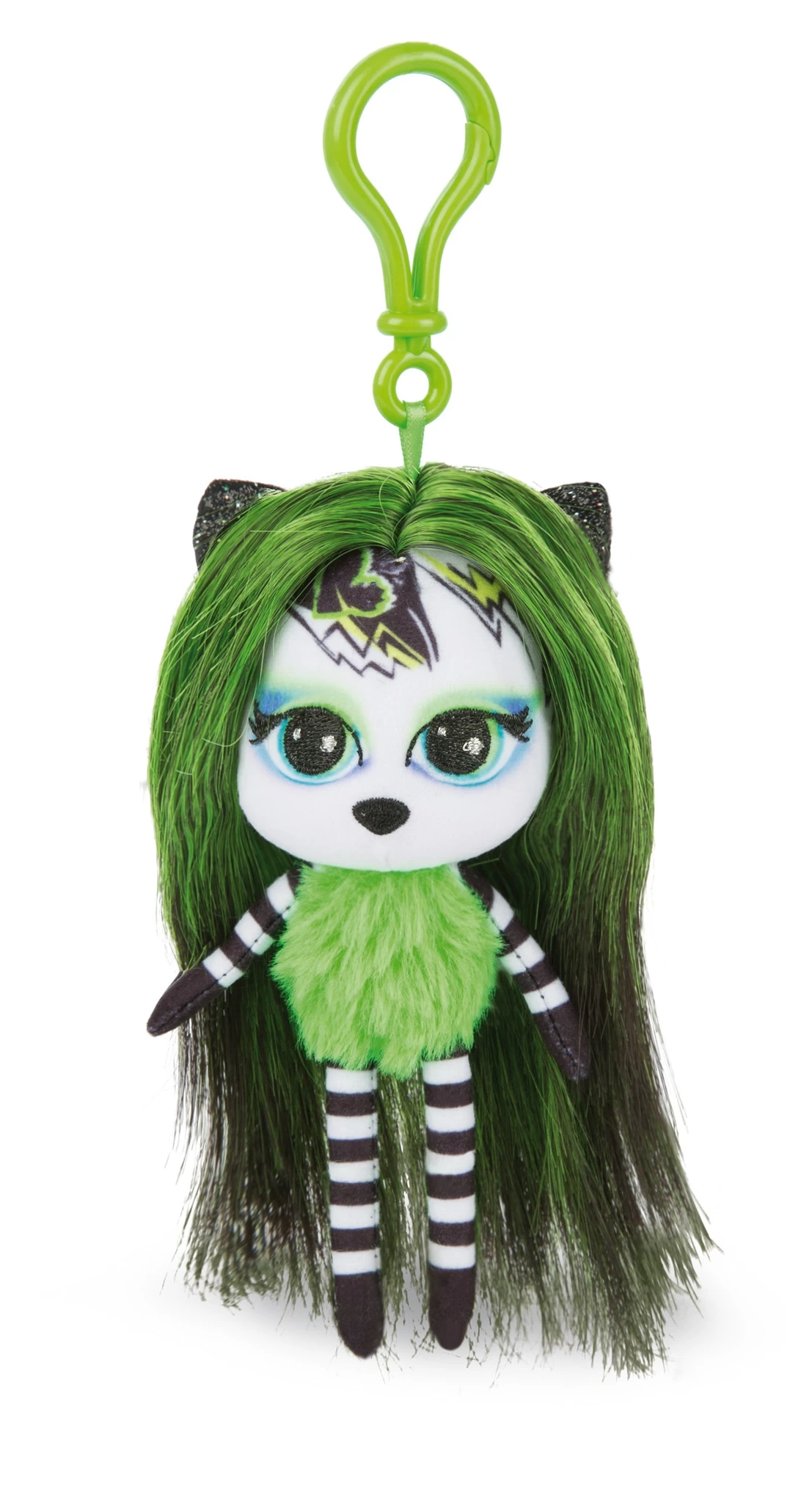 Nici 47502 Taschen-Anhänger Pixidoos Bami grün 14cm Plüsch mit Karabiner