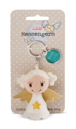 Nici 47527 Schlüsselanhänger Engel Mit Stern Plüsch 7cm Alles Gute
