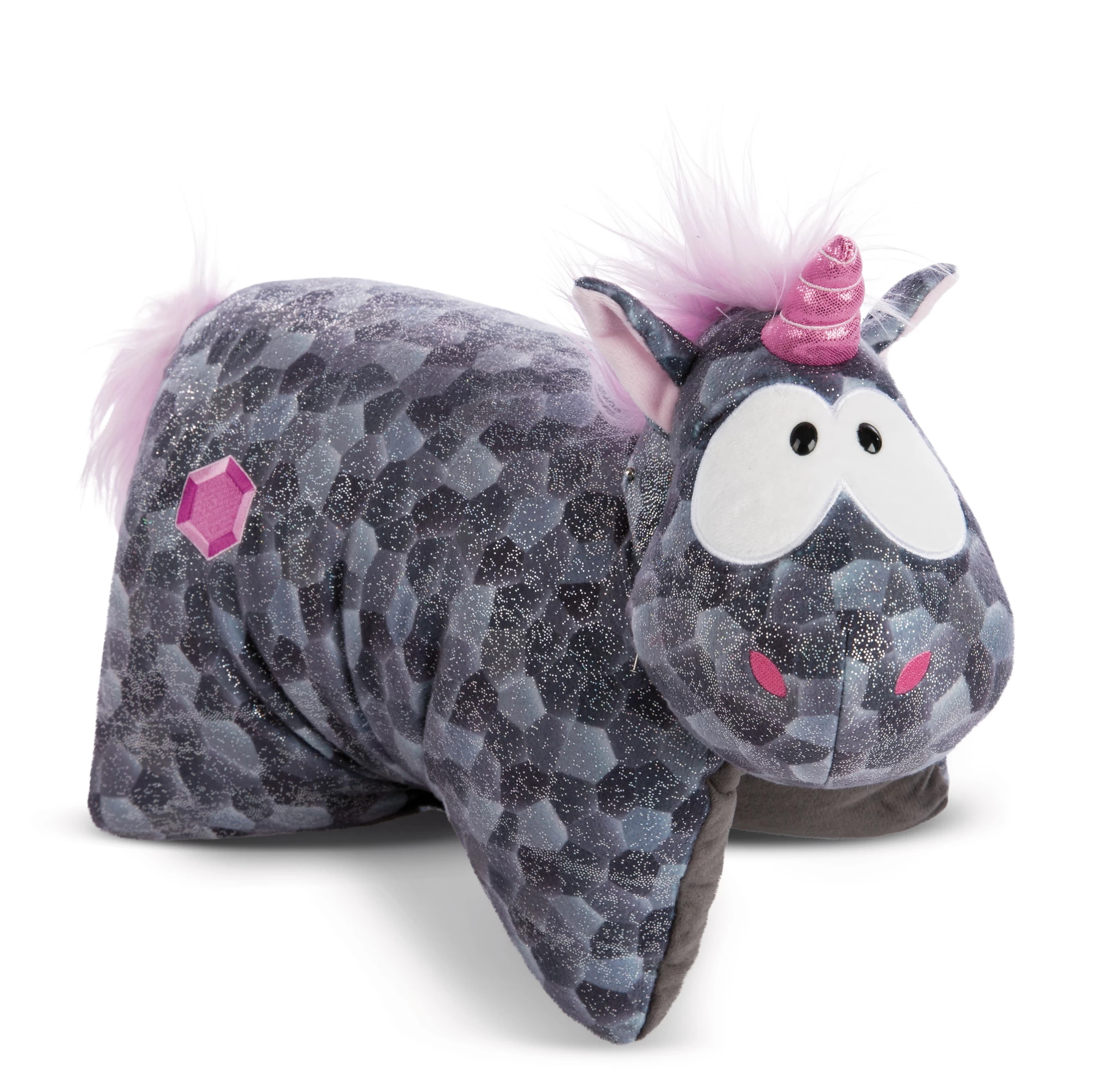 Nici 47654 Kuscheltierkissen Einhorn Diamond Dust 40x30cm Plüsch glitzernd