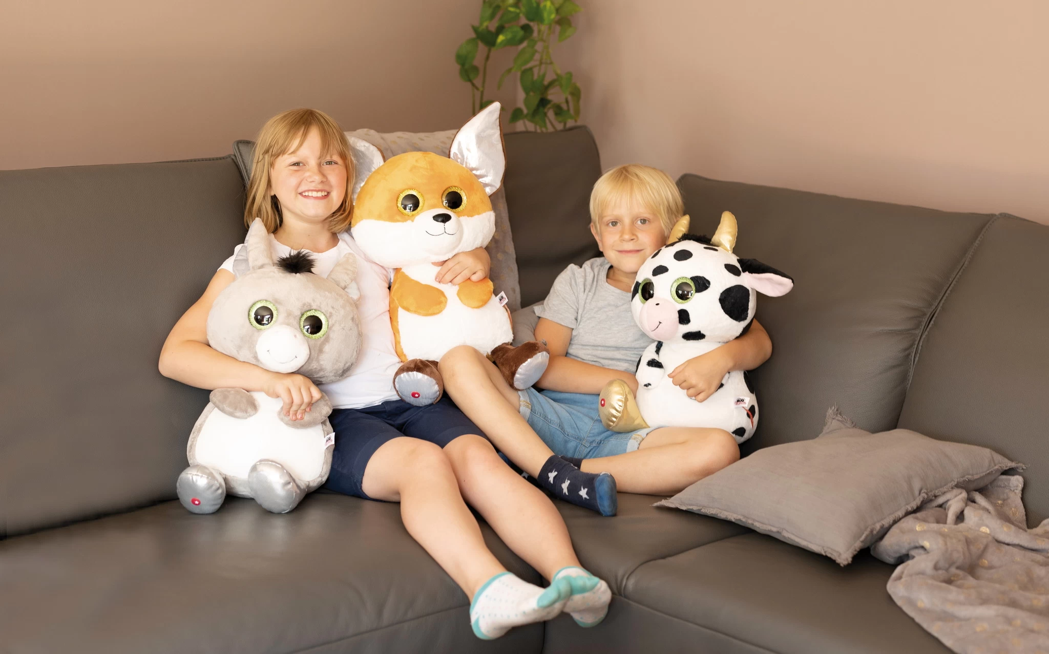 Nici 47826 Glubschis Farm Esel Donki 45cm Plüsch Kuscheltier Schlenker GREEN