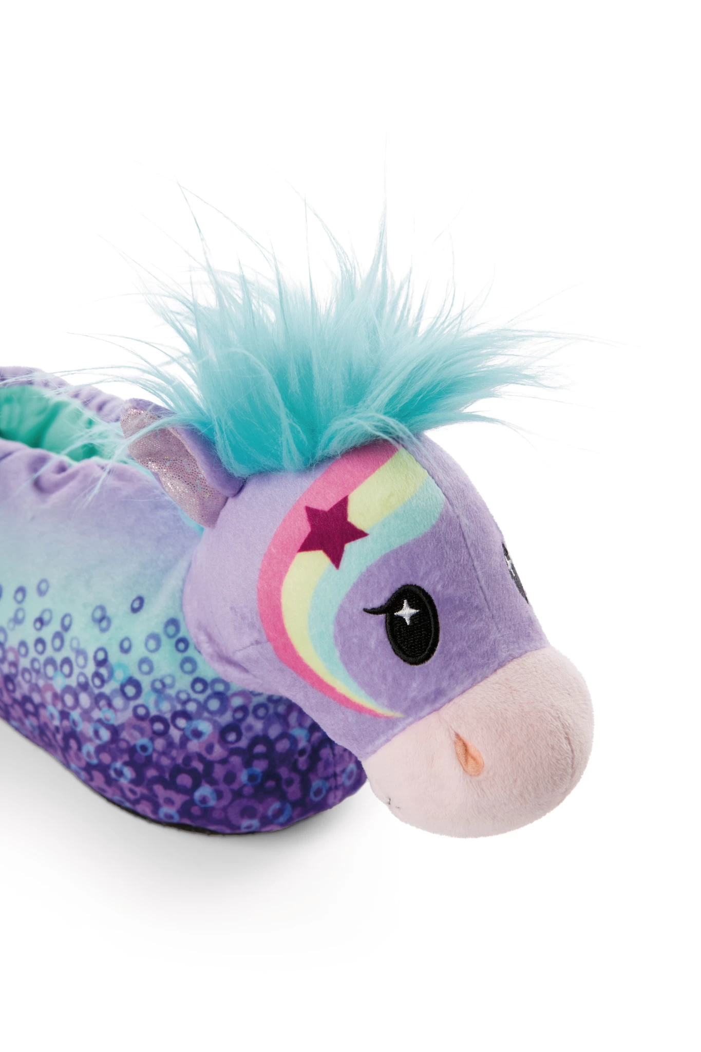 Nici 47851 Hausschuhe Pony Stars Pferd Starjumper figürlich Gr. 34-37 (M) GREEN