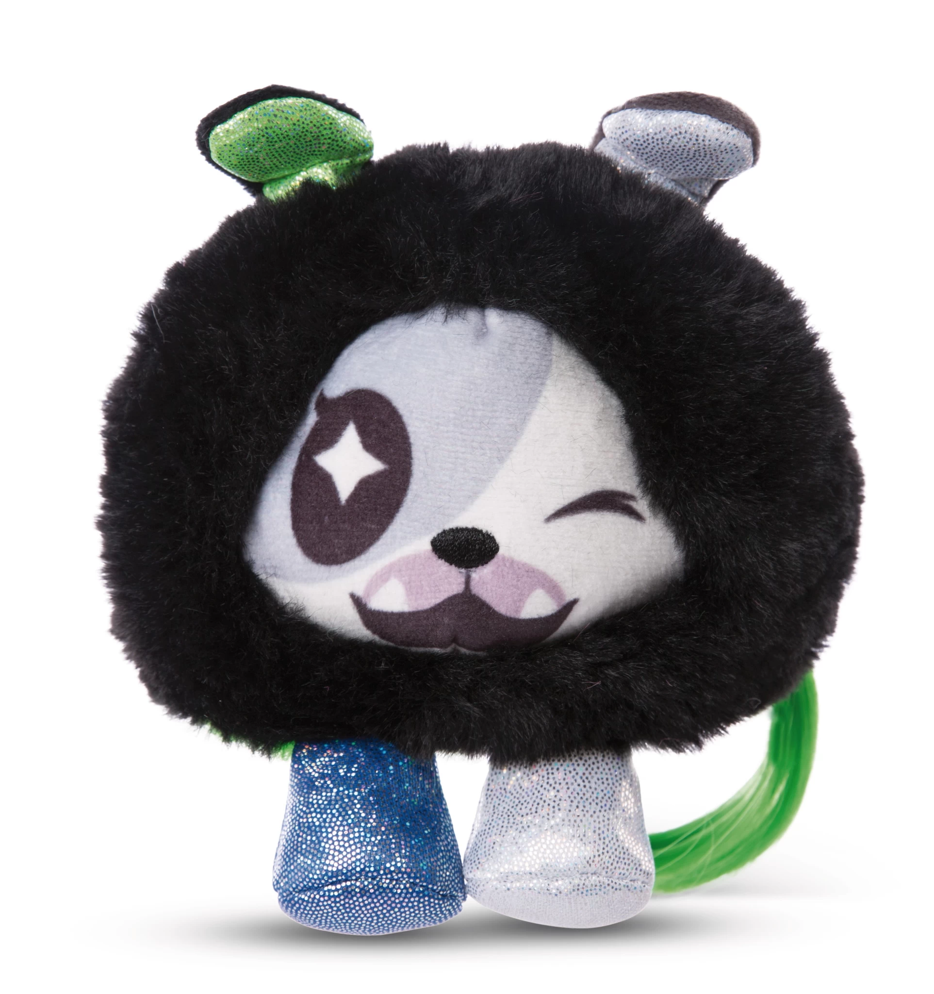 Nici 47907 Pixidoos Pets 2-in-1 Wendeplüsch Hund Bonbi 12cm grün-schwarz Plüsch