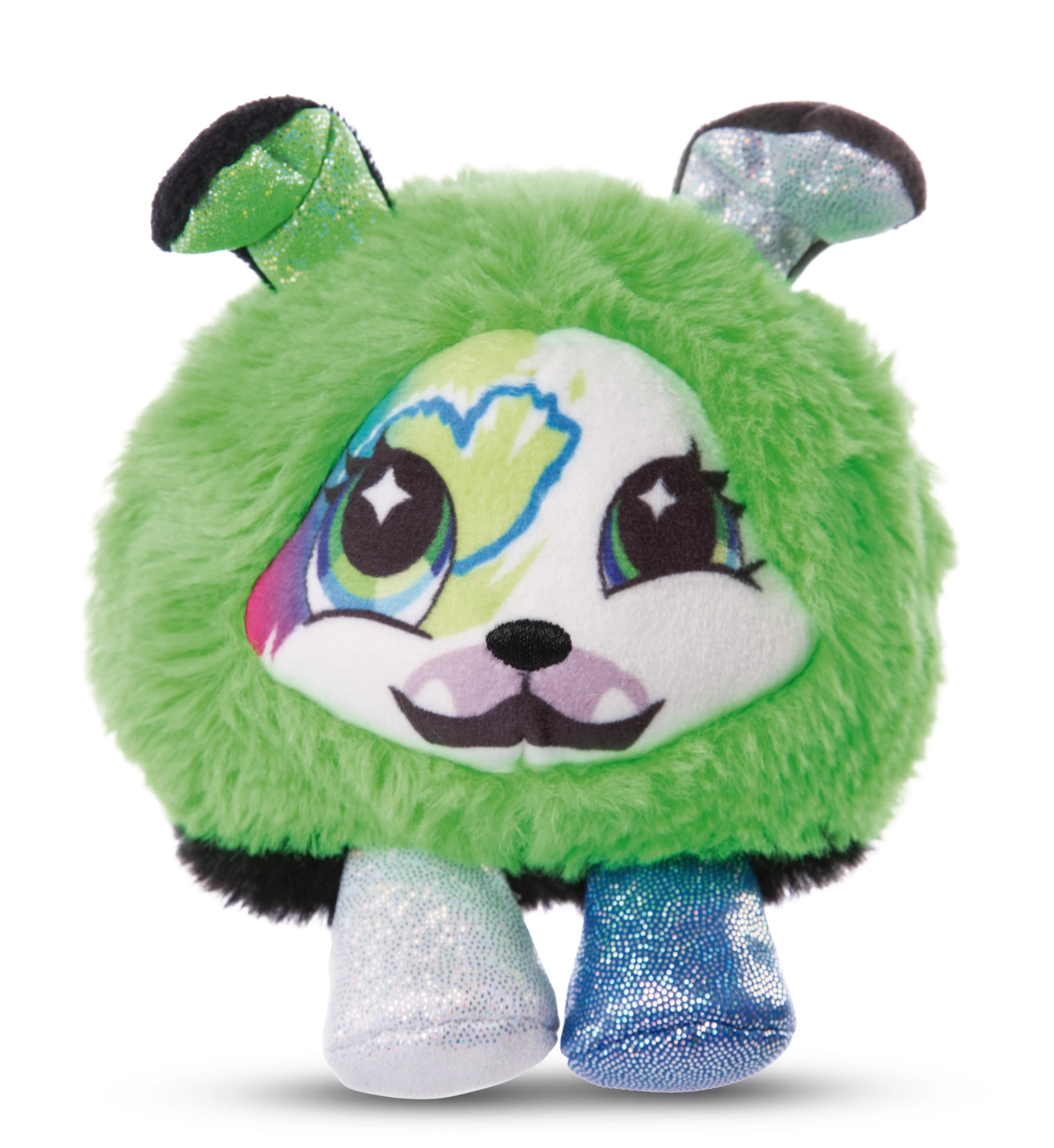 Nici 47907 Pixidoos Pets 2-in-1 Wendeplüsch Hund Bonbi 12cm grün-schwarz Plüsch