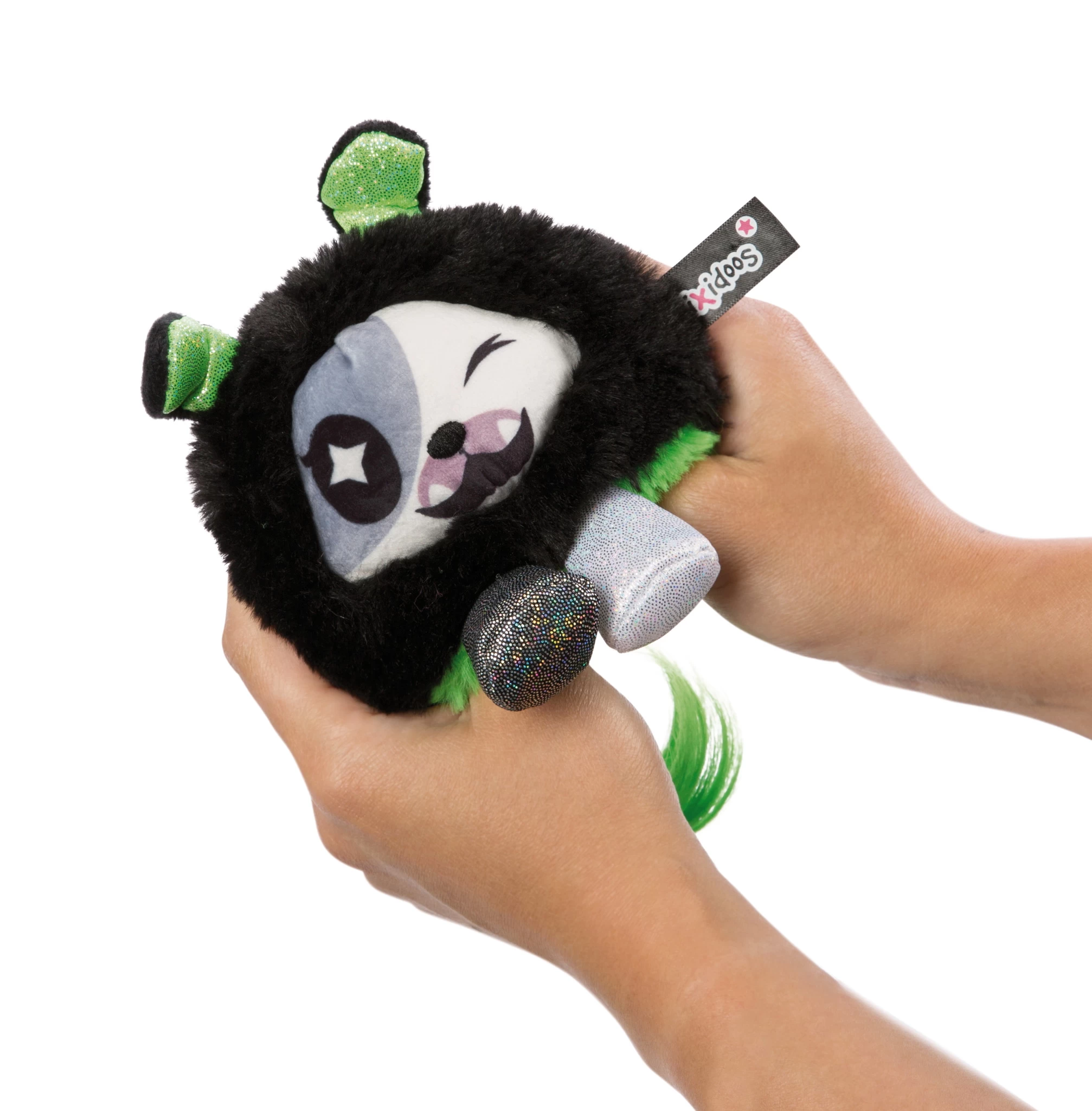 Nici 47907 Pixidoos Pets 2-in-1 Wendeplüsch Hund Bonbi 12cm grün-schwarz Plüsch