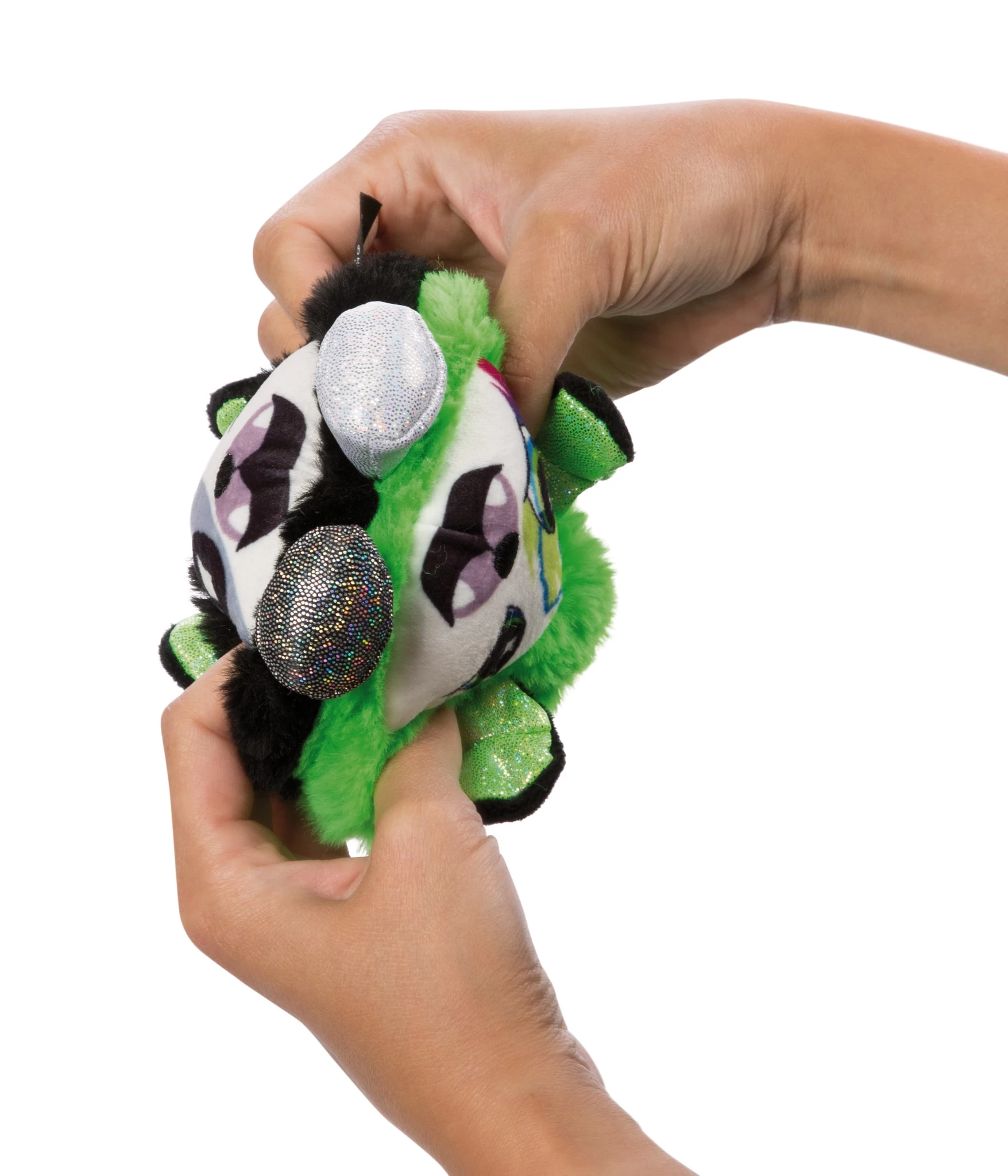 Nici 47907 Pixidoos Pets 2-in-1 Wendeplüsch Hund Bonbi 12cm grün-schwarz Plüsch