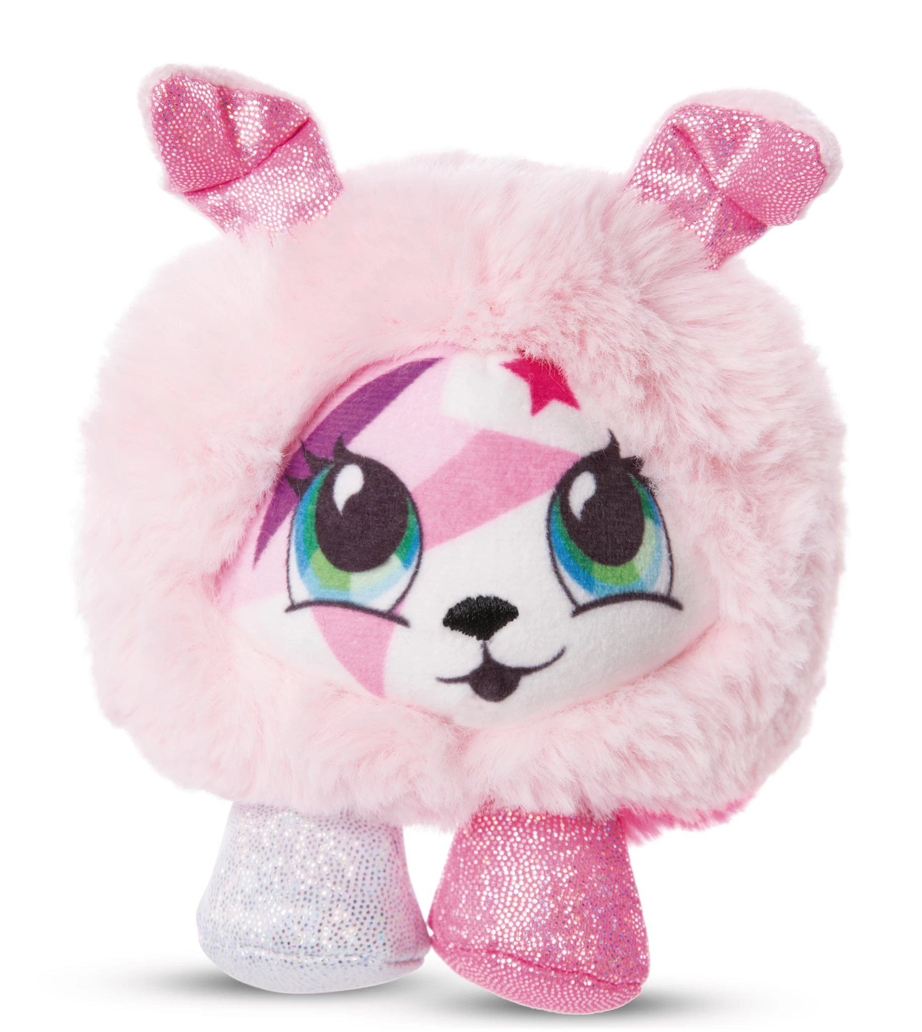 Nici 47908 Pixidoos Pets 2-in-1 Wendeplüsch Hase Pinbi 12cm rosa-pink Plüsch