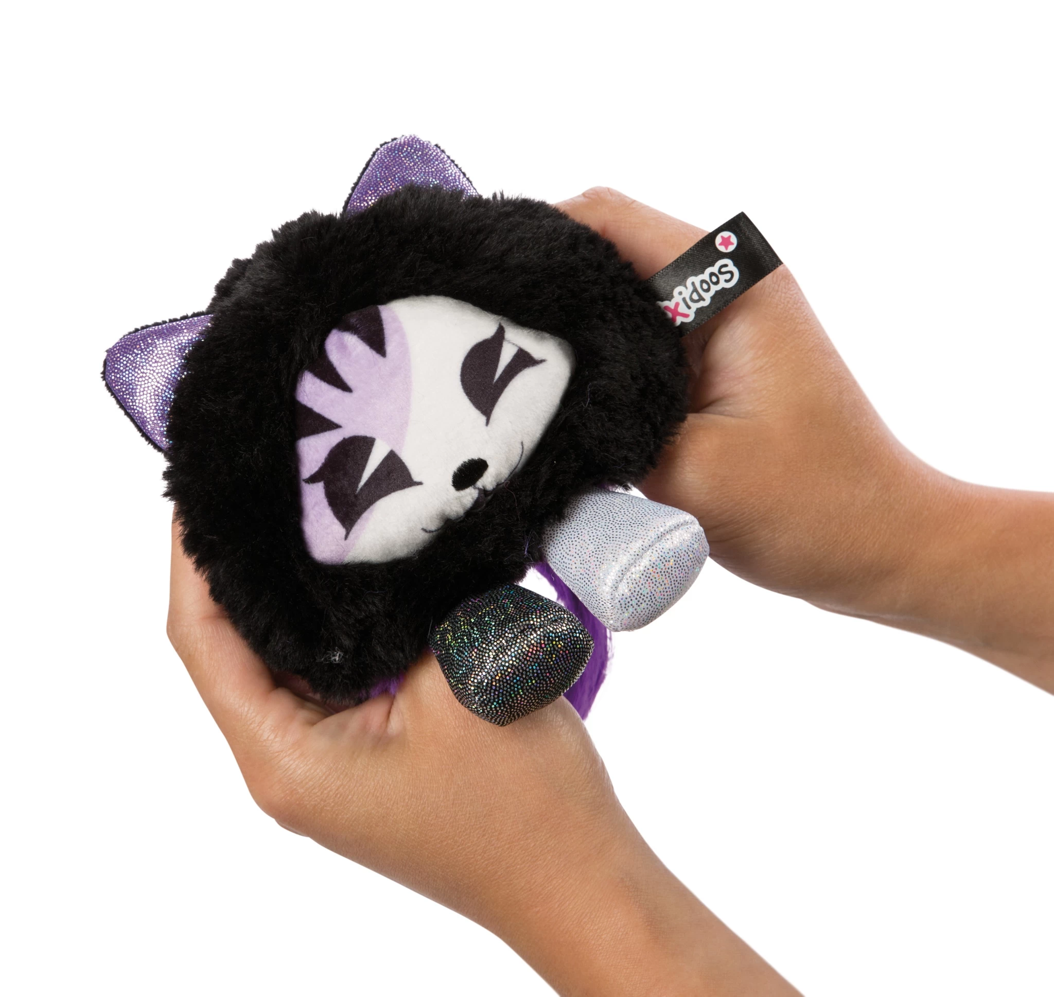 Nici 47909 Pixidoos Pets 2-in-1 Wendeplüsch Katze Sunbi 12cm lila-schwarz Plüsch