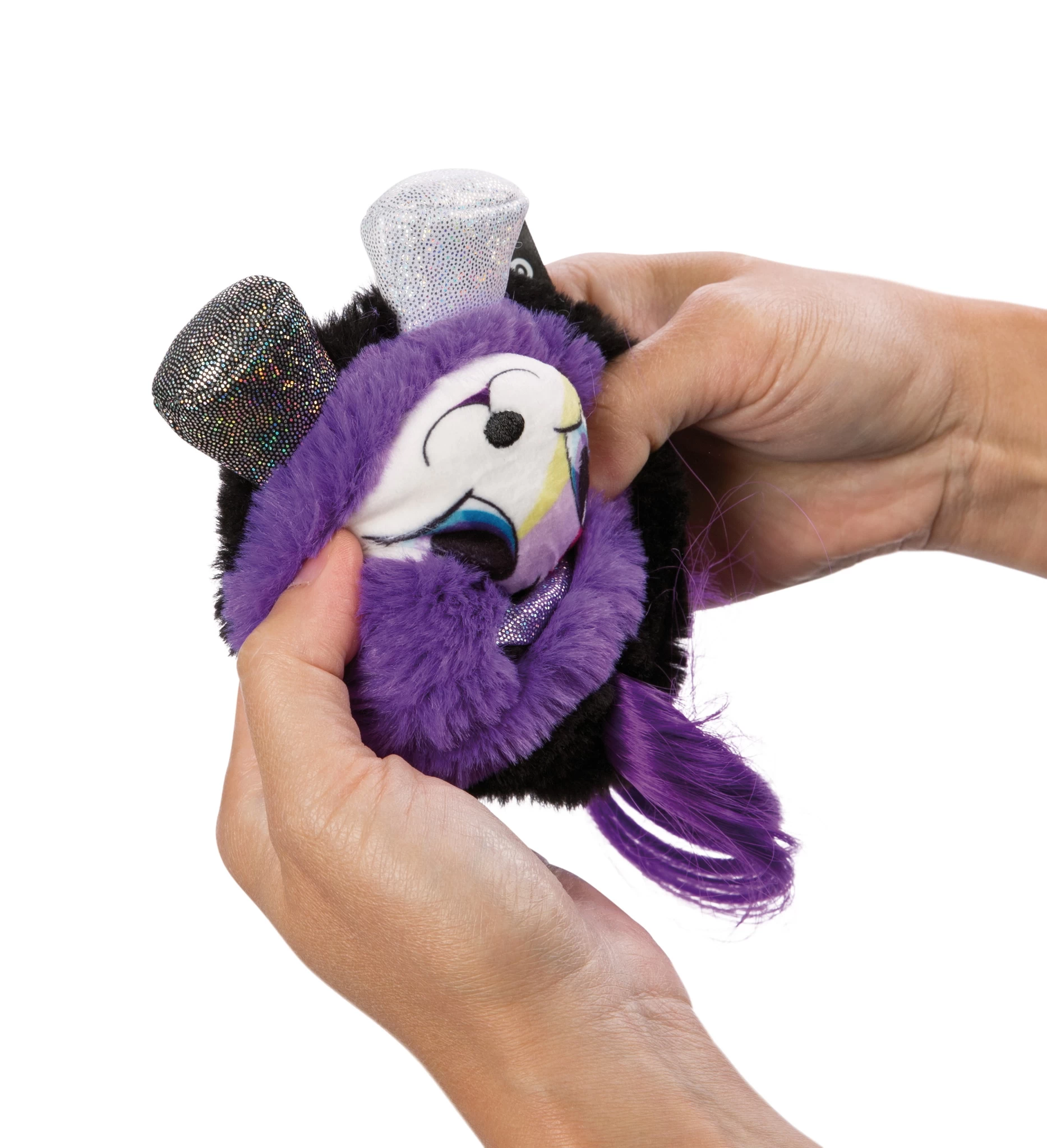 Nici 47909 Pixidoos Pets 2-in-1 Wendeplüsch Katze Sunbi 12cm lila-schwarz Plüsch