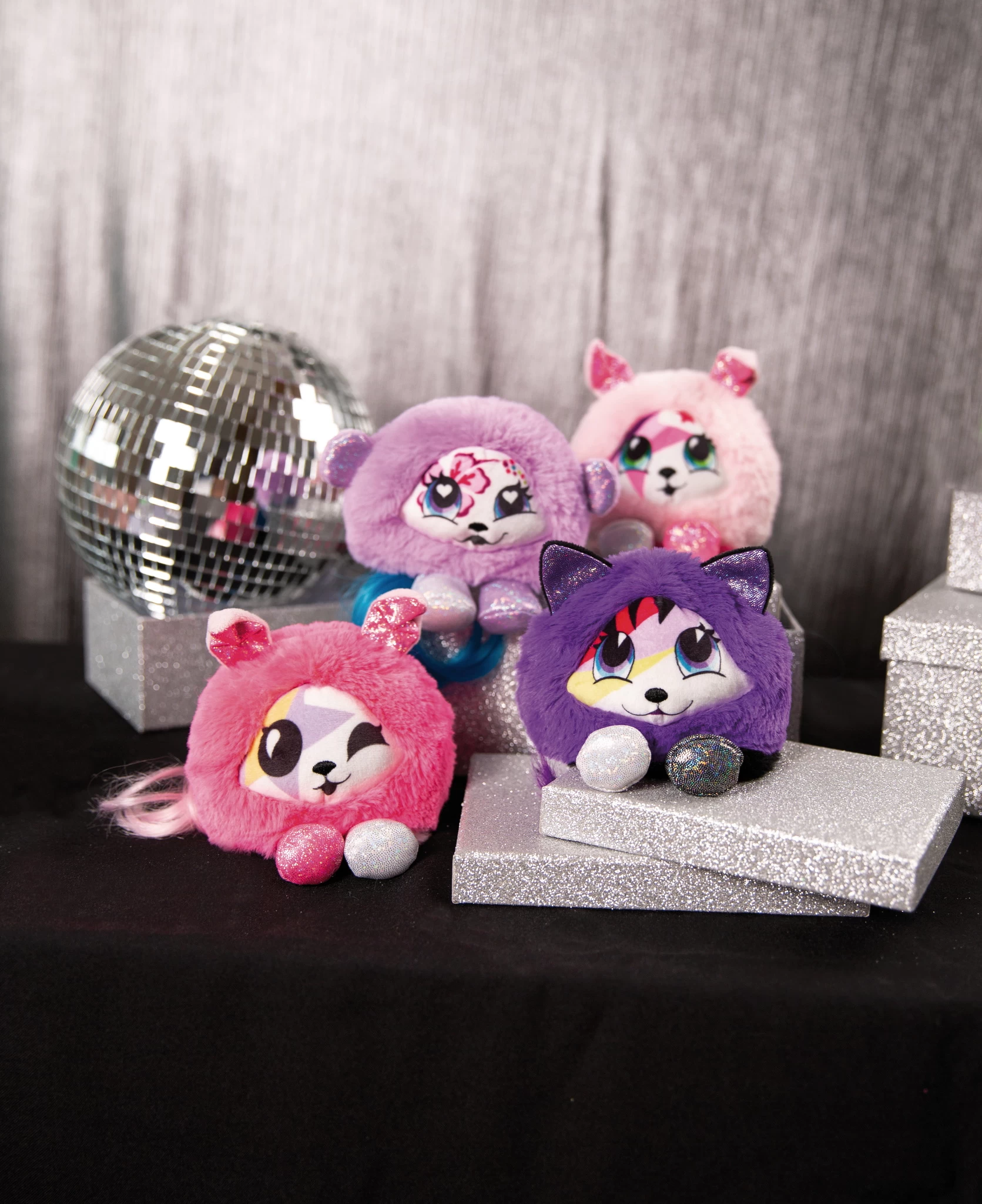 Nici 47908 Pixidoos Pets 2-in-1 Wendeplüsch Hase Pinbi 12cm rosa-pink Plüsch