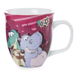 Nici 47989 Tasse Nilpferd Flughörnchen Krokodil Nasenbär Porzellan Wild Friends