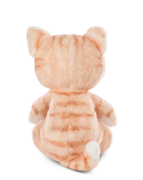 Nici 48087 Sleeping Kitties schlafende Katze im Körbchen 12cm Plüsch rot